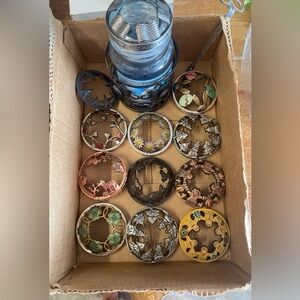 Yankee candle holder and wick decoration savers. Every holiday.